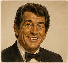 Temporary period-style portrait placeholder for Dean Martin